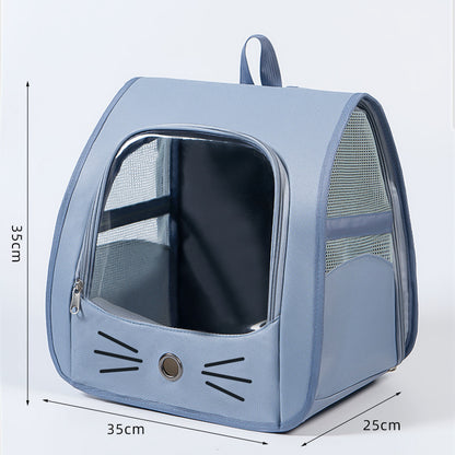 Pet Carrier Backpack, Travel Bag for Small Dogs and Cats, Breathable Mesh Car & Outdoor Carrier