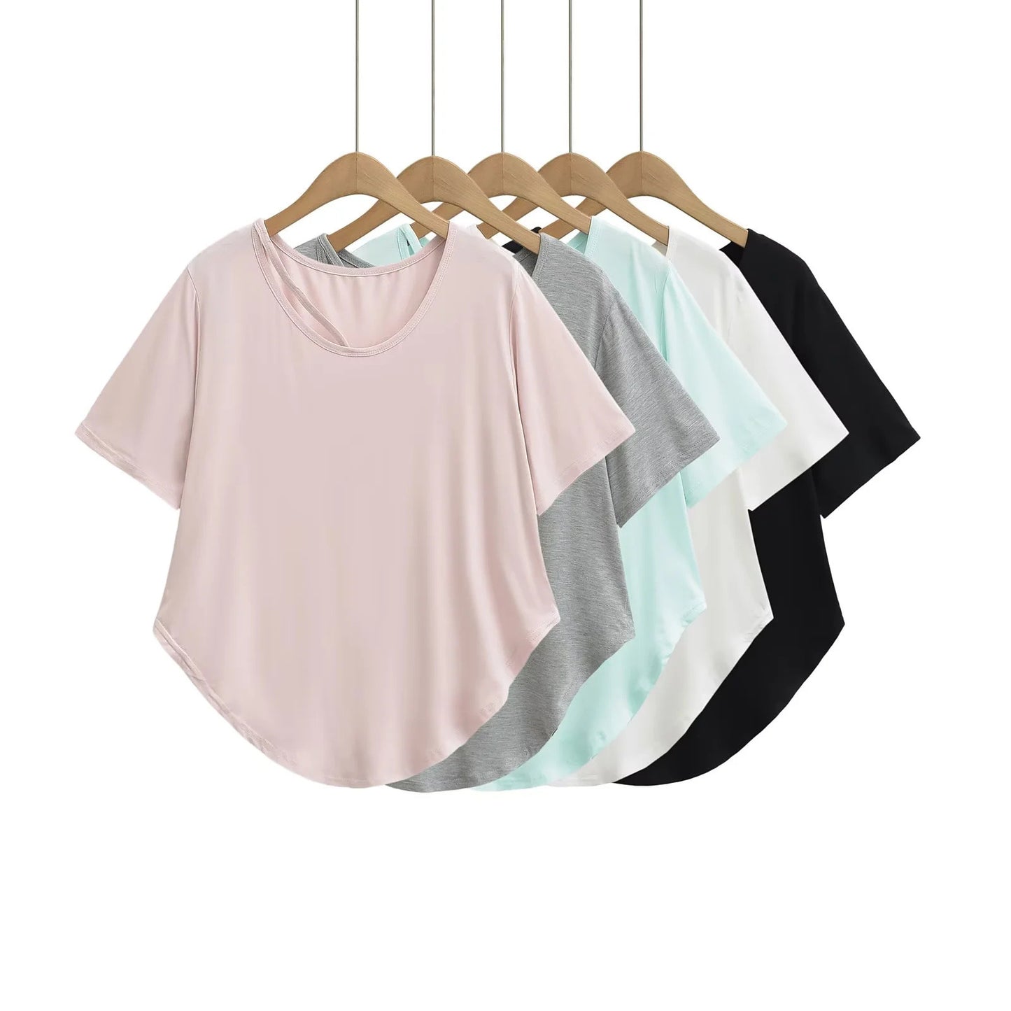 Lightweight Sleeveless T-Shirt for Women, Irregular Loose Sun Protection Top