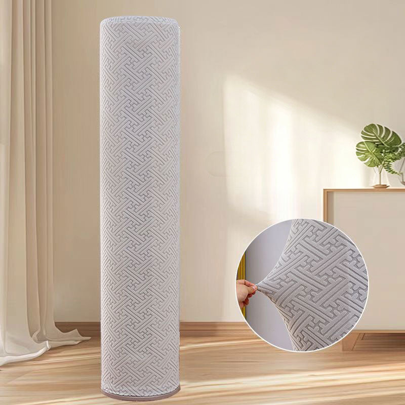 Minimalist Standing Air Conditioner Dust Cover - Cylinder Shape, High Elasticity, Universal Fit for 3P Large Size Floor Units