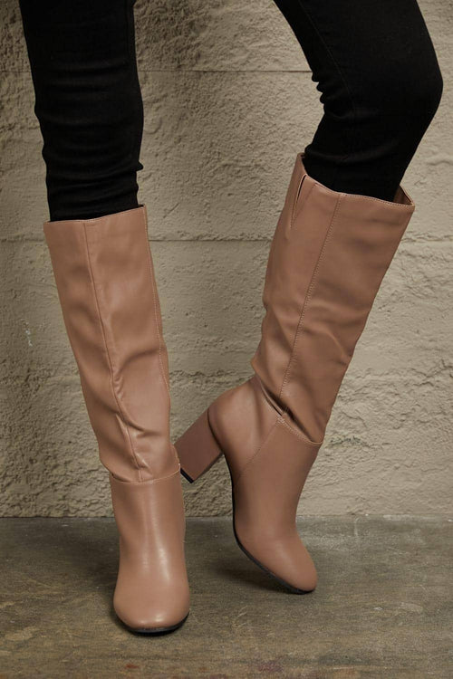 East Lion Corp Block Heel Knee High Boots — Women's Fashion Boots