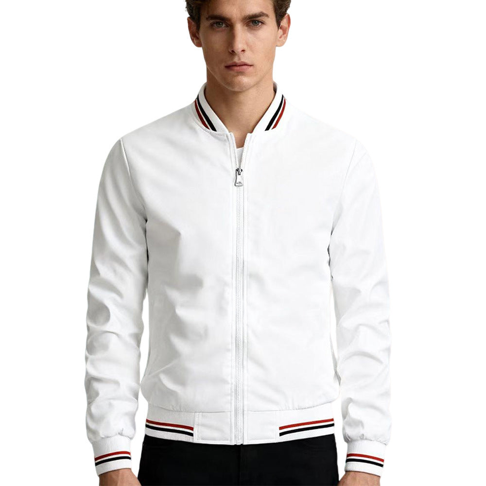 Baseball Collar Jacket Men