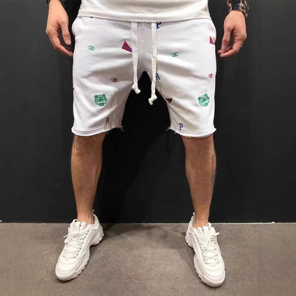 High Street Summer Casual Loose Breathable Cargo Shorts for Men, Fashion Sport Fitness Pants