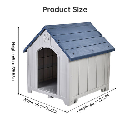 Heavy Duty Outdoor Dog House - 4 Season Insulated Shelter Waterproof & Anti-UV Kennel for All Size Dogs