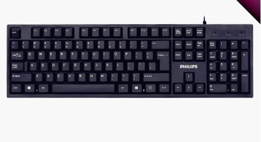Gaming Keyboard – Wired 104-Key Ergonomic Backlit USB Keyboard