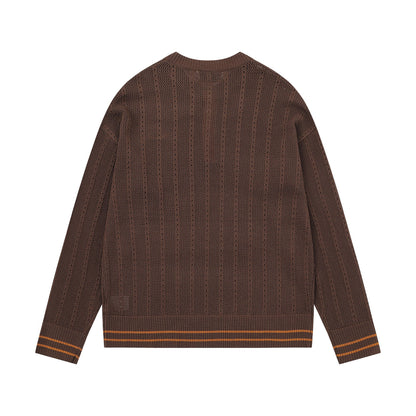 Contrast ribbed embroidered jacket
