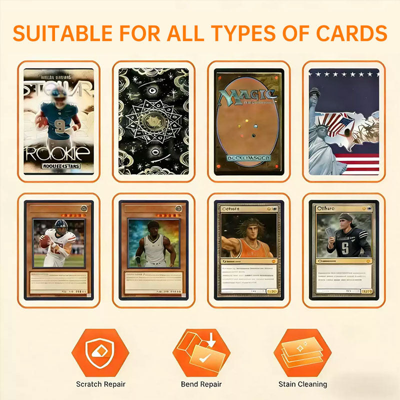 Acrylic Card Flattener Kit – Precision Support Tools for Warped or Bent Trading Cards – Essential Card Protection Accessories