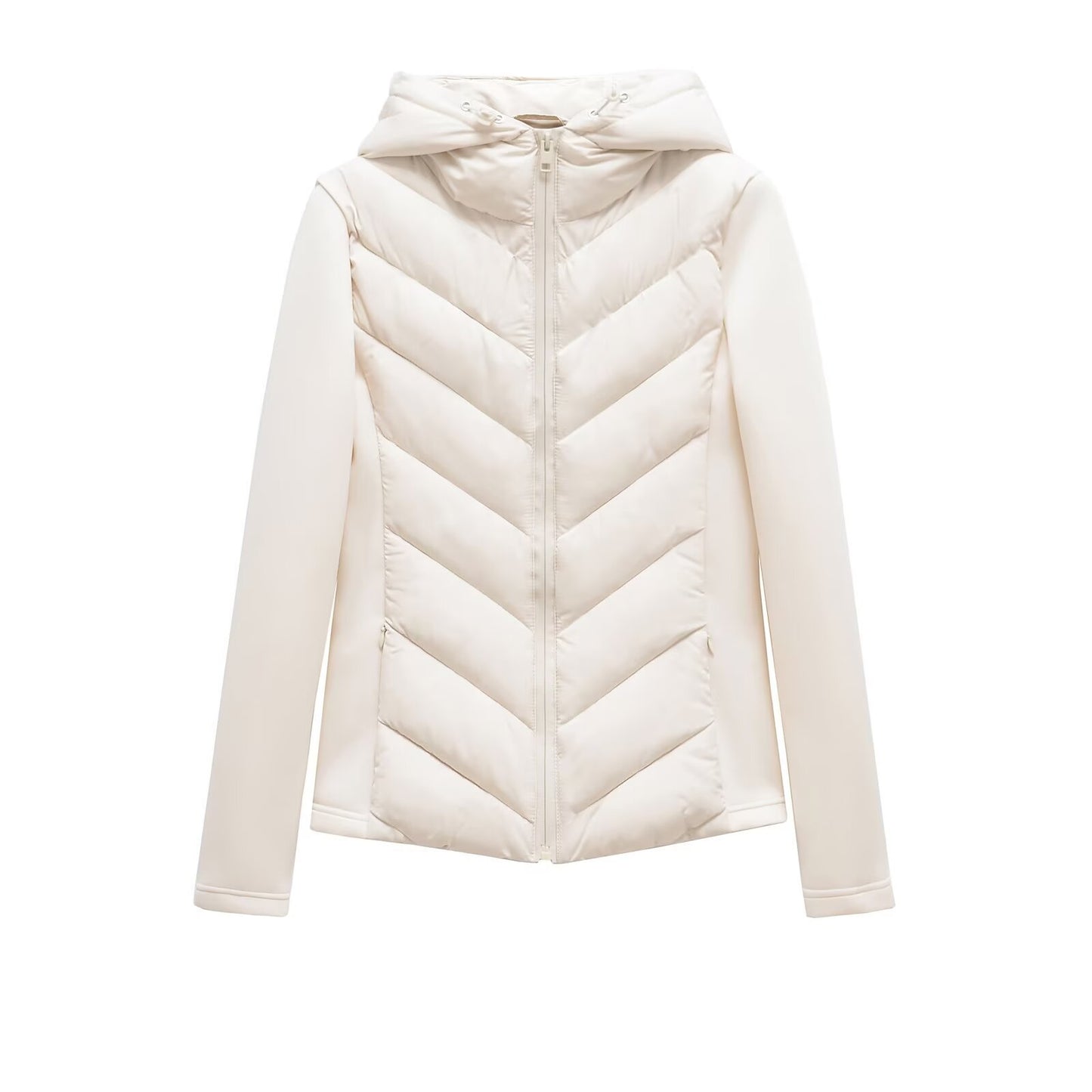 Slim Fit Lightweight Cotton Jacket with Hood for Women