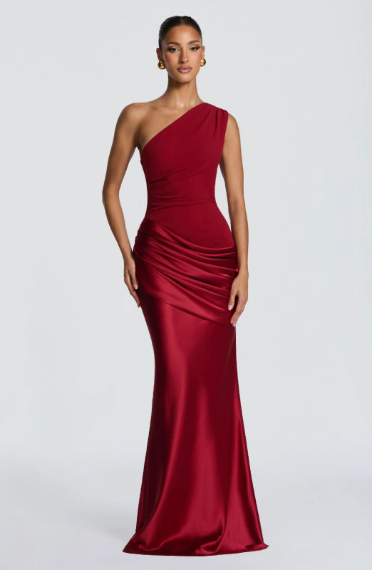 Casual Long Sleeve Fitted Pure Color Strap Bodycon Dress
