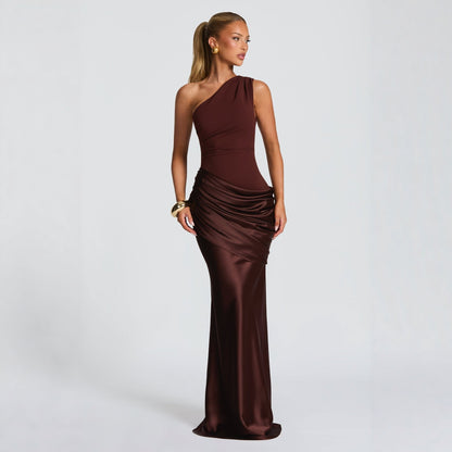 Casual Long Sleeve Fitted Pure Color Strap Bodycon Dress