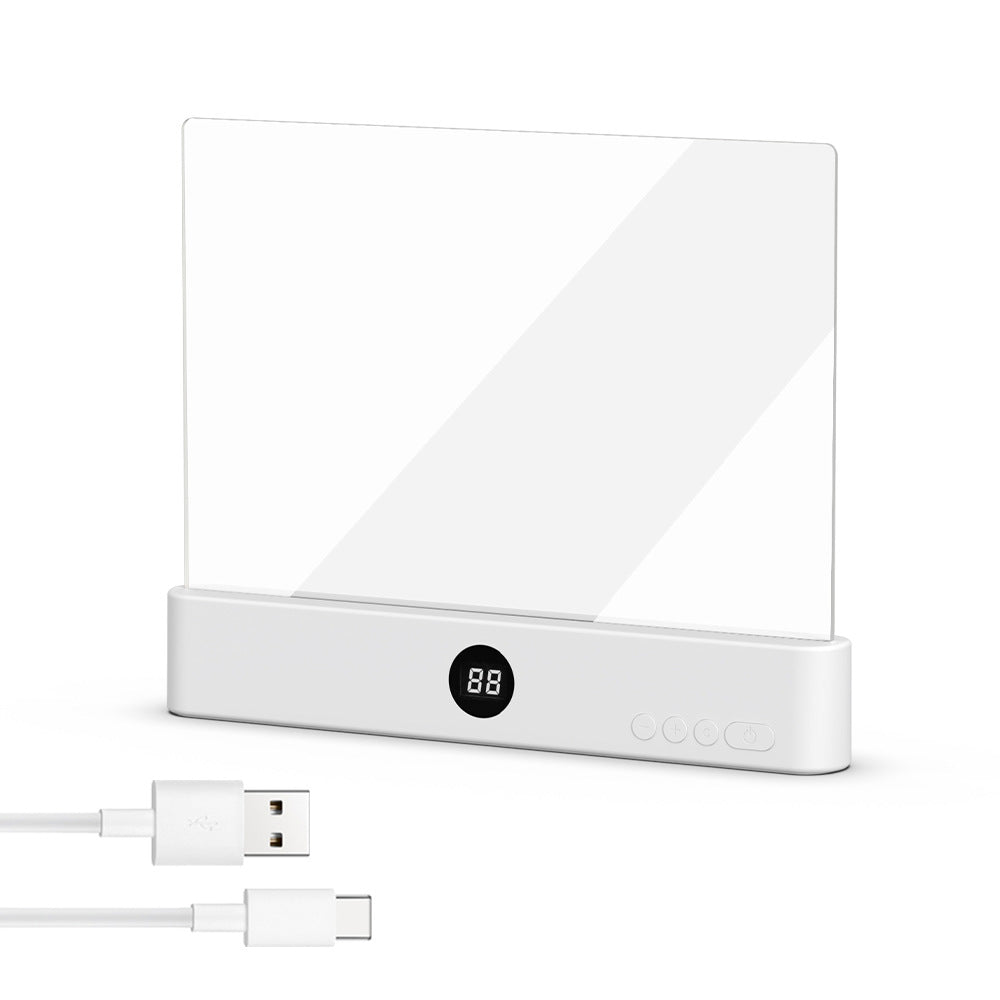 1200mAh battery + 3 color temperatures + brightness adjustment + timer off LED Reading Light  USB Powered Night Light