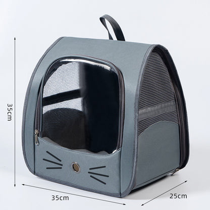 Pet Carrier Backpack, Travel Bag for Small Dogs and Cats, Breathable Mesh Car & Outdoor Carrier