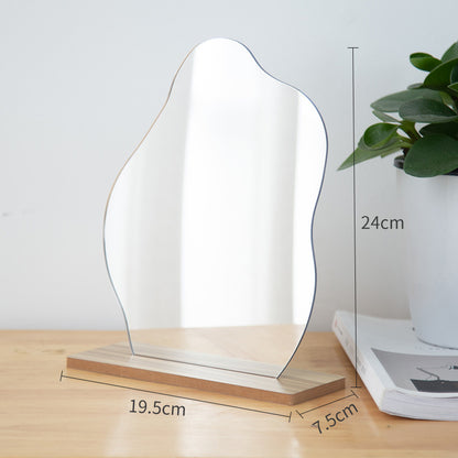 Irregular Acrylic Mirror for Photo Props, Desk Makeup Mirror, Vanity Mirror for Women
