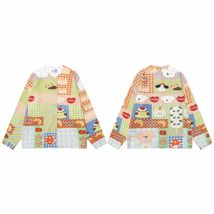 Splicing cartoon jacket
