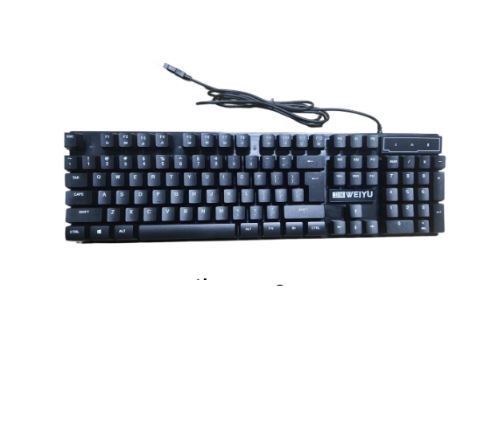 Gaming Keyboard – Wired 104-Key Ergonomic Backlit USB Keyboard