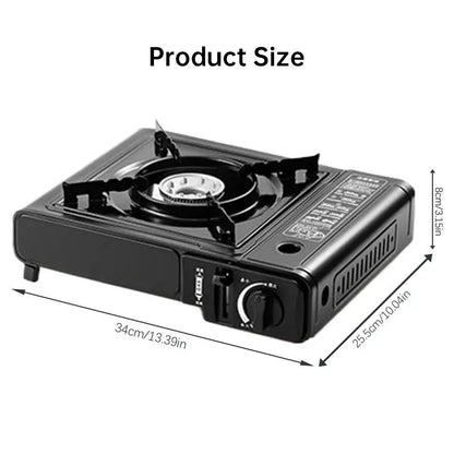 Portable Gas Camping Stove, 2.2kW Outdoor Cooker with Full Kit (Pot Stand & Carry Case)