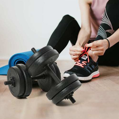 Soozier 42LB Adjustable Dumbbell Set — Home Gym Free Weights