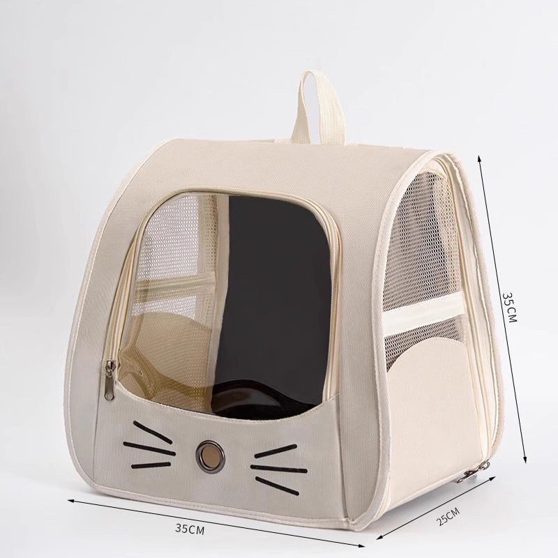 Pet Carrier Backpack, Travel Bag for Small Dogs and Cats, Breathable Mesh Car & Outdoor Carrier