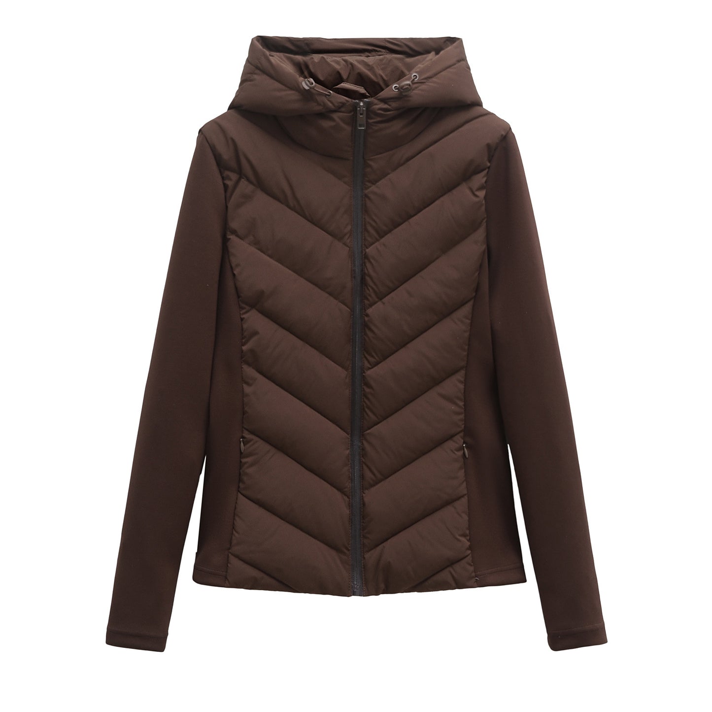 Slim Fit Lightweight Cotton Jacket with Hood for Women