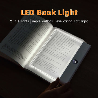 1200mAh battery + 3 color temperatures + brightness adjustment + timer off LED Reading Light  USB Powered Night Light