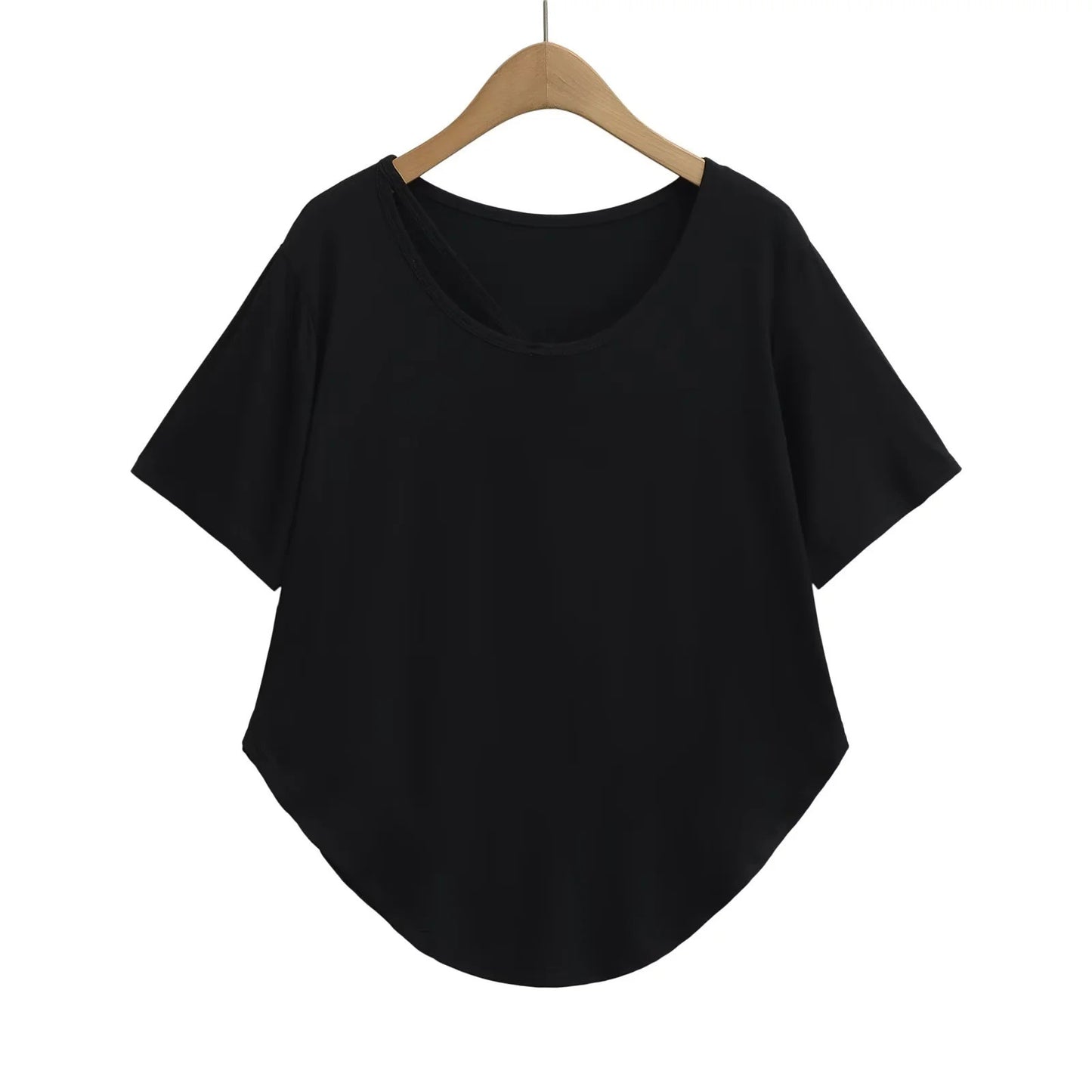 Lightweight Sleeveless T-Shirt for Women, Irregular Loose Sun Protection Top
