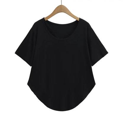 Lightweight Sleeveless T-Shirt for Women, Irregular Loose Sun Protection Top