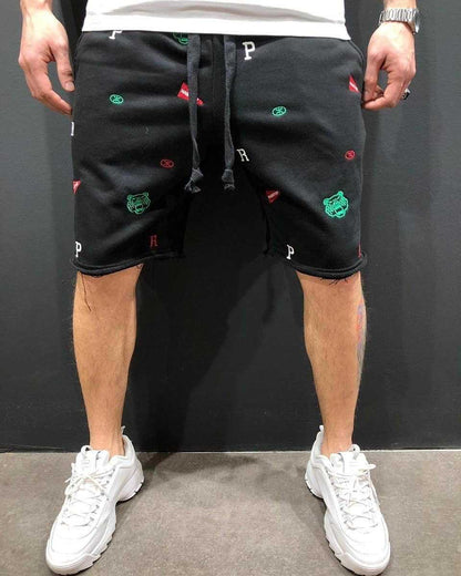 High Street Summer Casual Loose Breathable Cargo Shorts for Men, Fashion Sport Fitness Pants