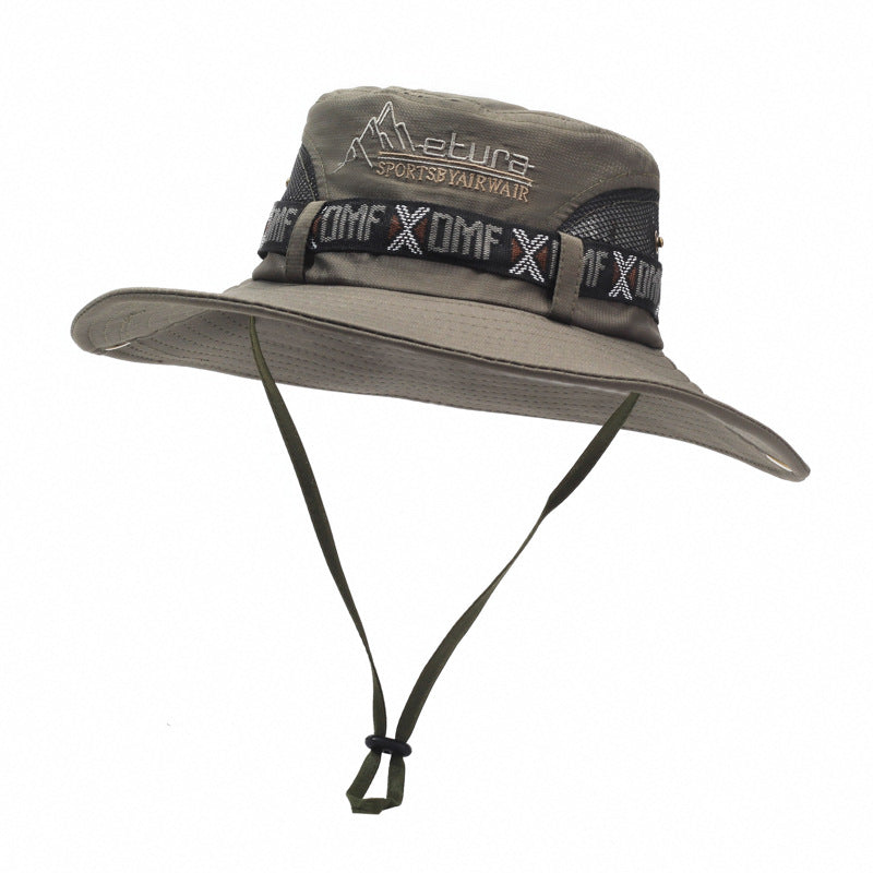 Men's  Bucket Hat Outdoor Sun Protection Wide Brim Hat Fishing Cap Beach Hiking Sun Hat