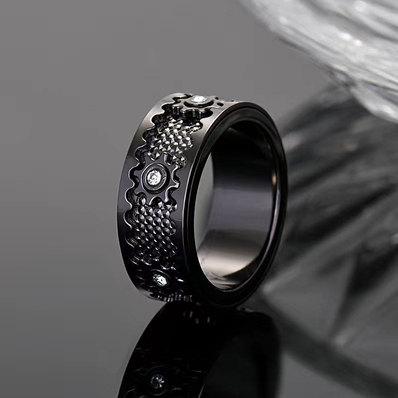 Adjustable Stress Relief Lucky Charm Finger Ring , Personality Design, Thumb Ring