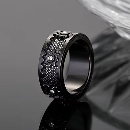 Adjustable Stress Relief Lucky Charm Finger Ring , Personality Design, Thumb Ring