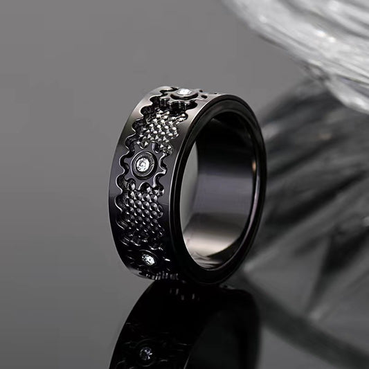 Adjustable Stress Relief Lucky Charm Finger Ring , Personality Design, Thumb Ring