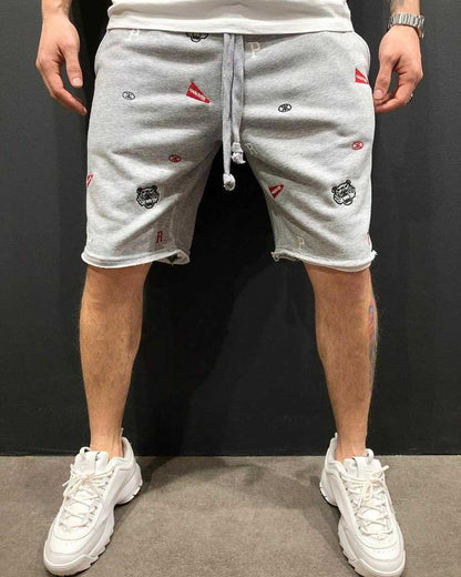 High Street Summer Casual Loose Breathable Cargo Shorts for Men, Fashion Sport Fitness Pants