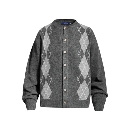 Lingge Knitted Coat