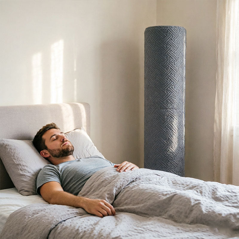 Minimalist Standing Air Conditioner Dust Cover - Cylinder Shape, High Elasticity, Universal Fit for 3P Large Size Floor Units