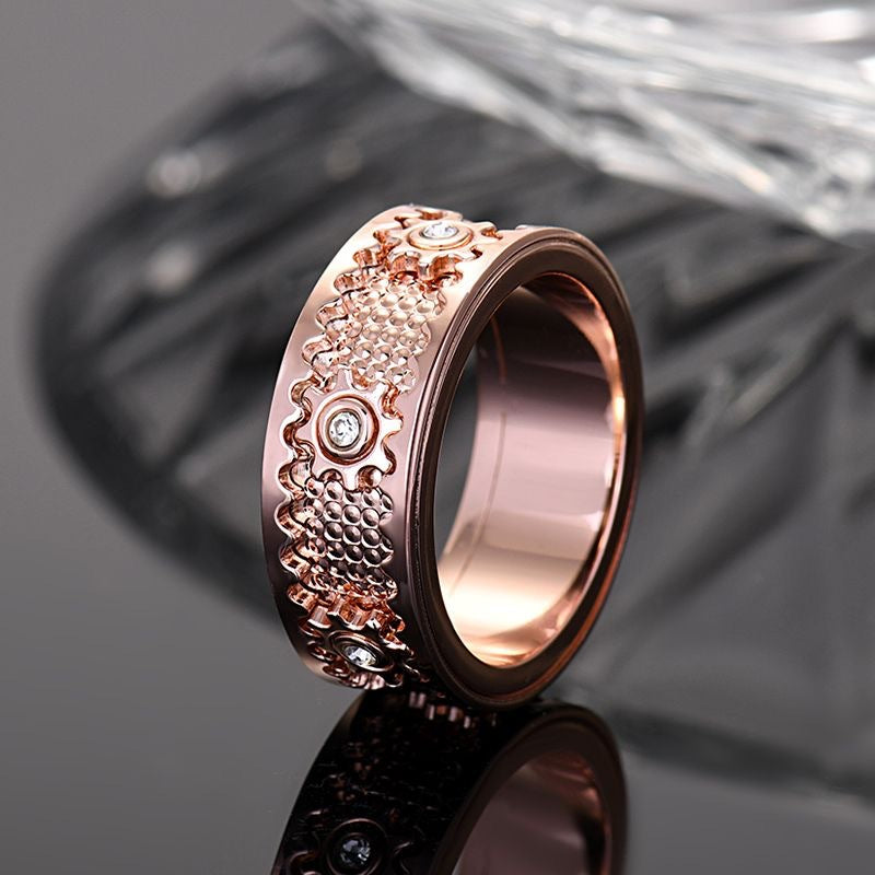 Adjustable Stress Relief Lucky Charm Finger Ring , Personality Design, Thumb Ring