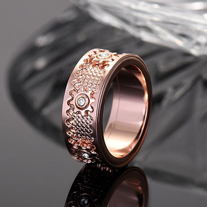 Adjustable Stress Relief Lucky Charm Finger Ring , Personality Design, Thumb Ring