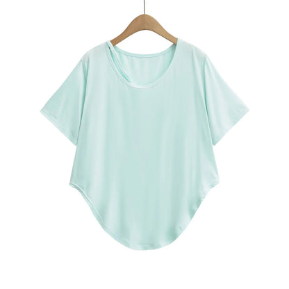 Lightweight Sleeveless T-Shirt for Women, Irregular Loose Sun Protection Top