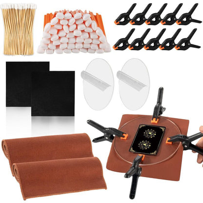 Acrylic Card Flattener Kit – Precision Support Tools for Warped or Bent Trading Cards – Essential Card Protection Accessories