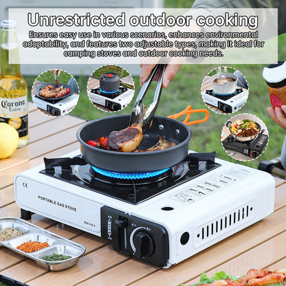 Portable Gas Camping Stove, 2.2kW Outdoor Cooker with Full Kit (Pot Stand & Carry Case)