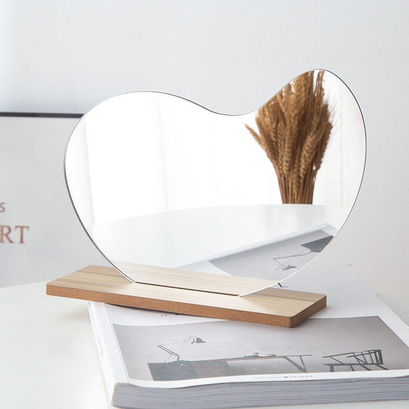 Irregular Acrylic Mirror for Photo Props, Desk Makeup Mirror, Vanity Mirror for Women
