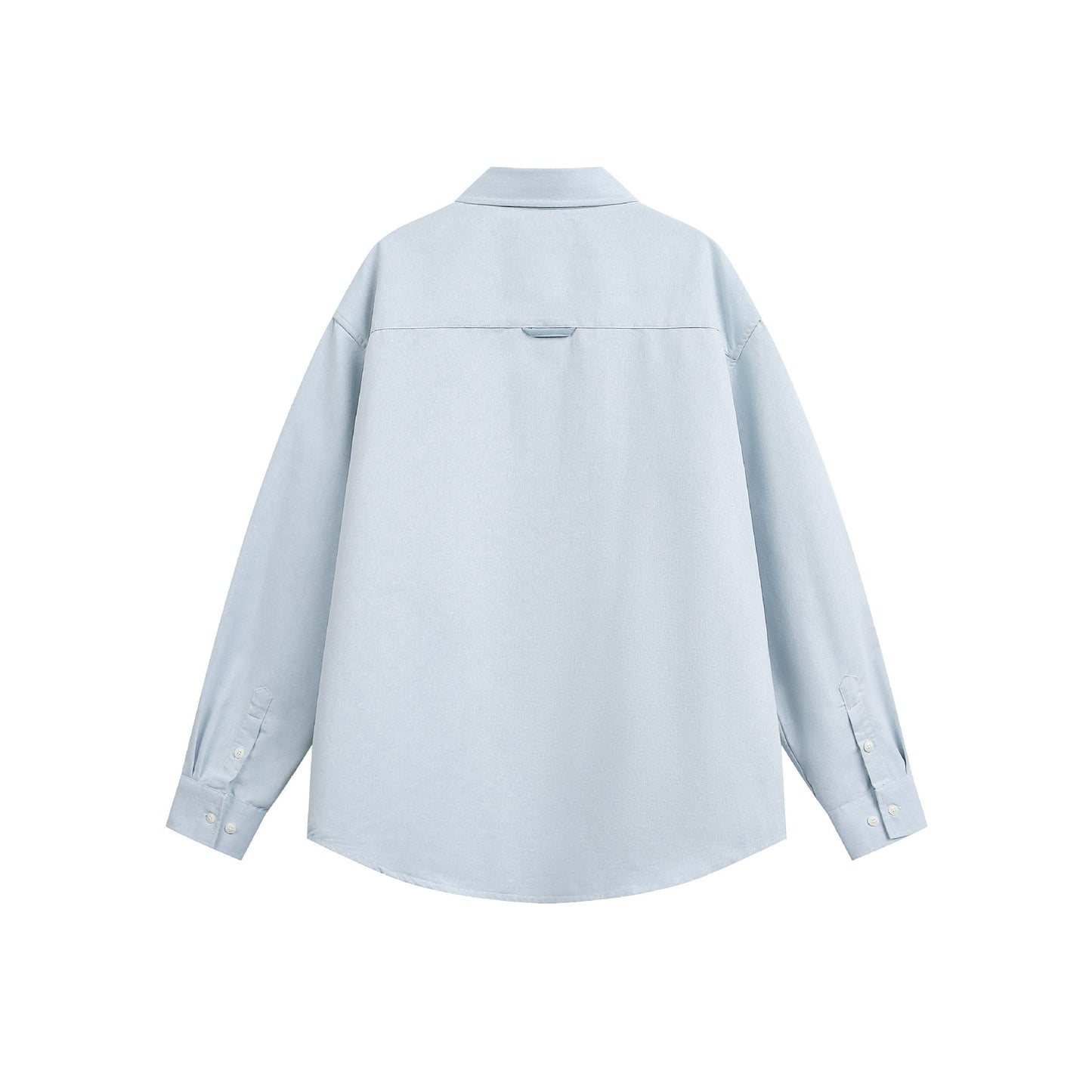 Unique Color-Blocking Loose Casual Long Sleeve Shirt