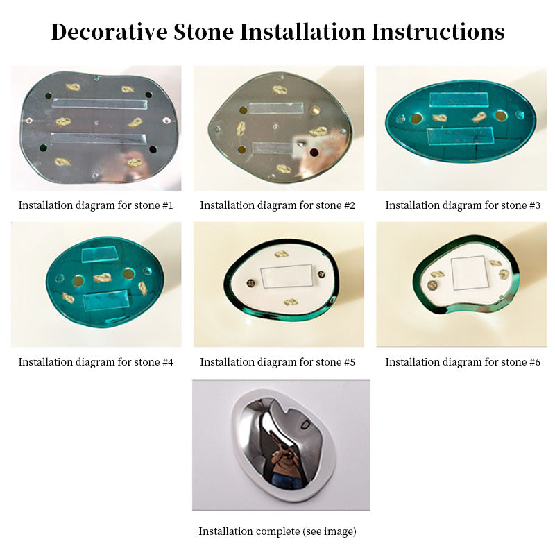 Abstract 3D Stone Wall Sculpture – Electroplated Rock Texture Wall Art