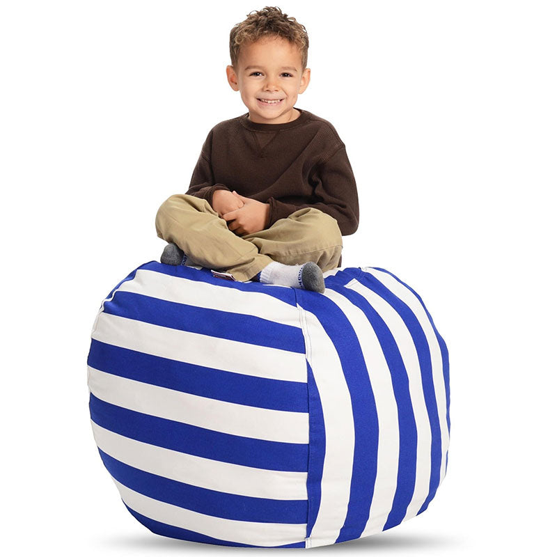 Kids' Beanbag Chair & Plush Toy Set | Premium Cotton Canvas for Cozy Playtime Comfort