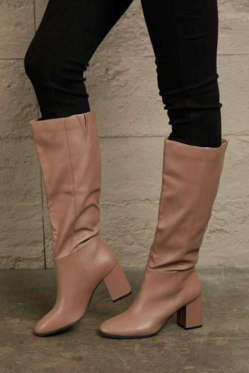 East Lion Corp Block Heel Knee High Boots — Women's Fashion Boots