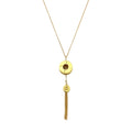 Bullet Tassel Pendant Necklace — Bold Statement Jewelry