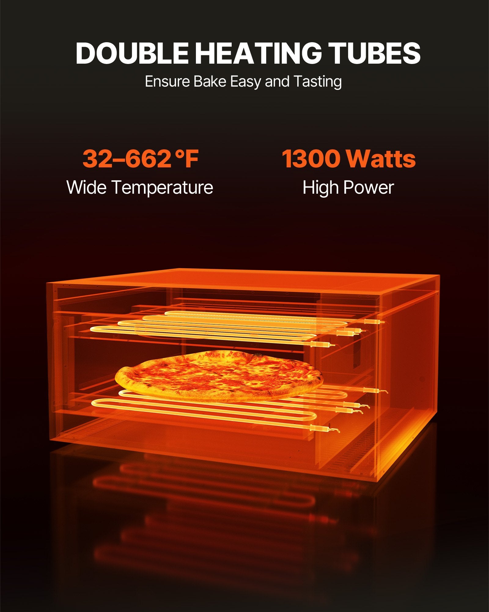 Commercial Countertop Pizza Oven Electric Pizza Oven for 35.56 cm