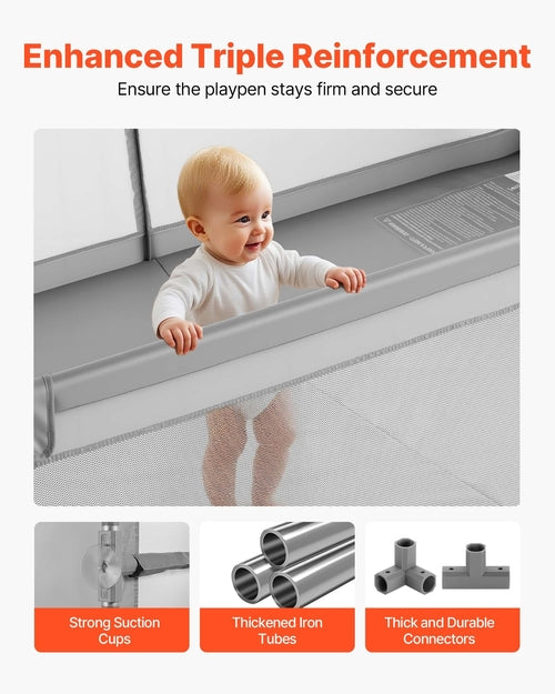 Large Baby Playpen 2000x1490mm — Indoor & Outdoor Toddler Play Yard