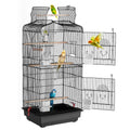 41-inch Open Top Large Parrot Bird Cage, Hanging Bird Cage for